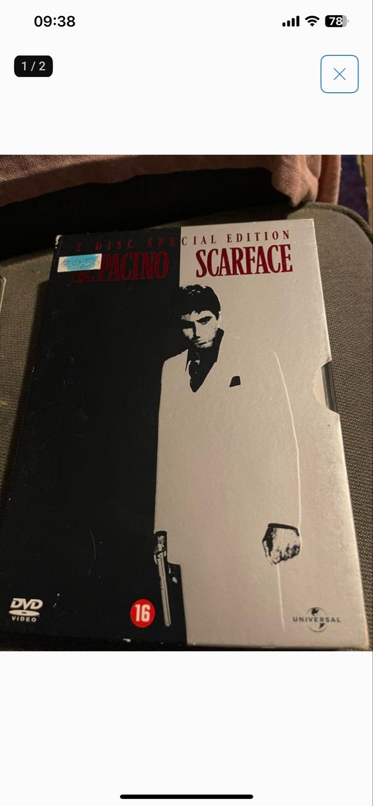 Scarface Special Edition DVD - Al Pacino Misdaadfilm, Vanaf 16 jaar, Ophalen of Verzenden, Gebruikt, Maffia en Misdaad