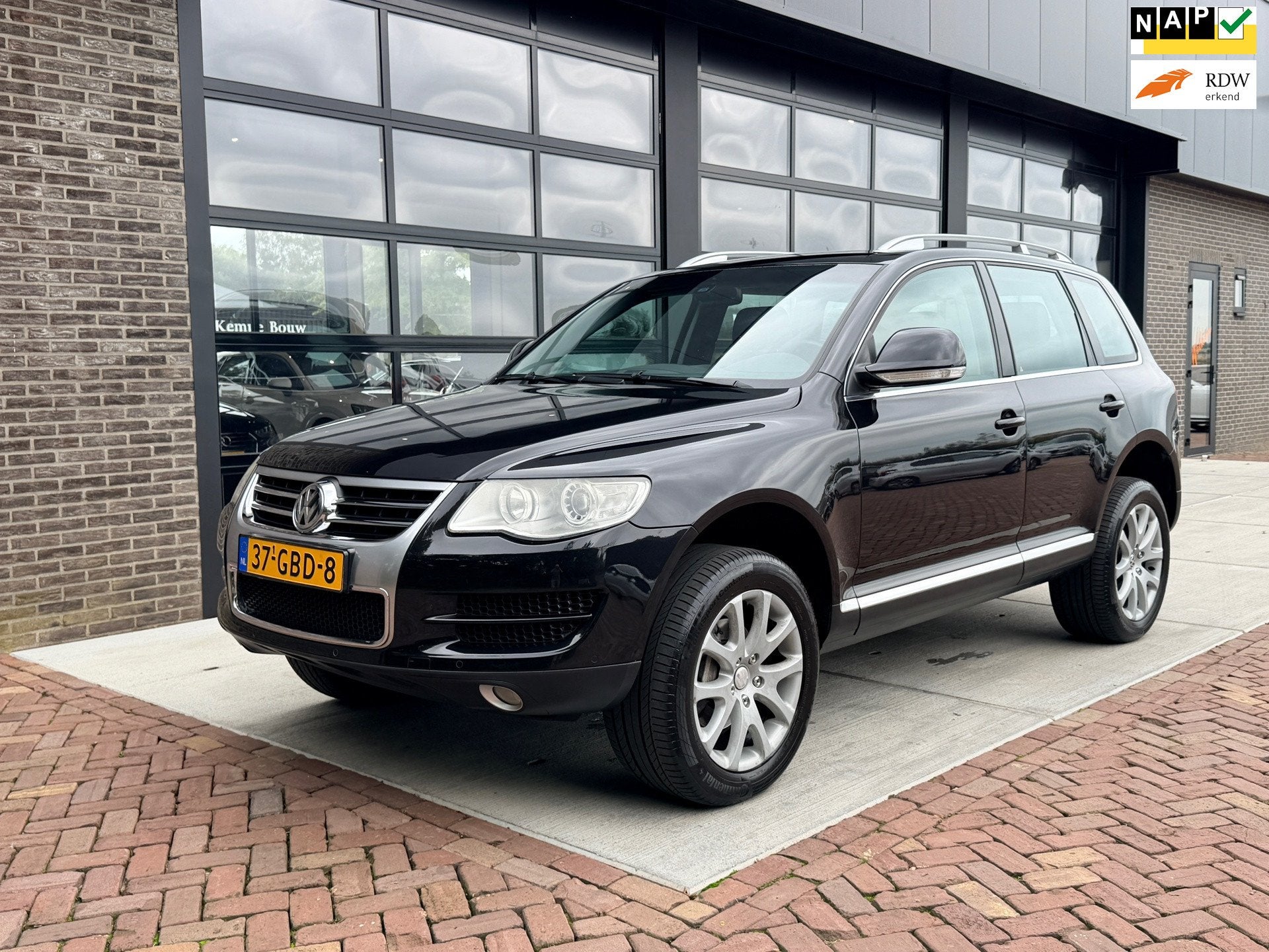 Volkswagen Touareg 3.6 V6 FSI Highline | Leer | Stoelver | C, Automaat, Gebruikt, Zwart, Zwart