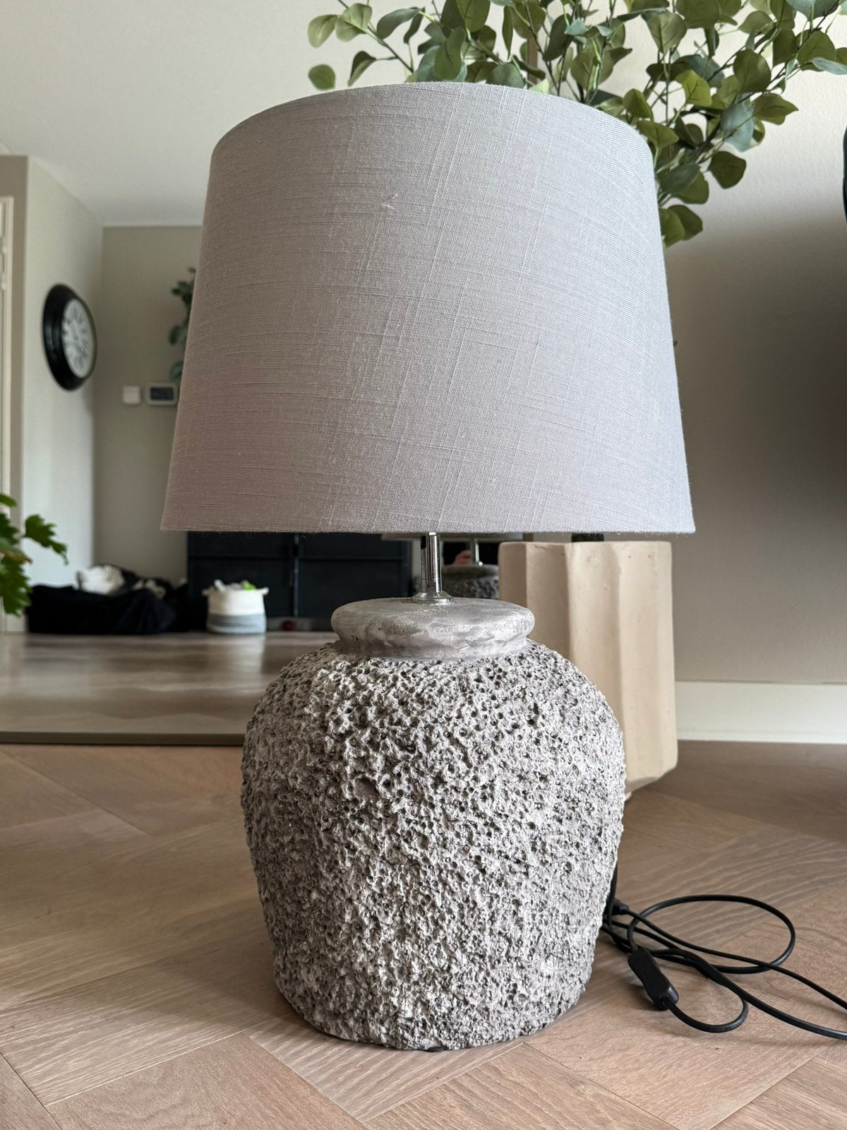 Leuke stoere tafellamp, Ophalen, Overige typen, Gebruikt, E27 (groot)