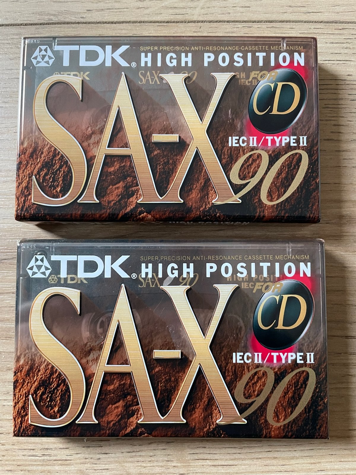 2x TDK SA-X 90 High Position Cassettebandjes (Onbespeeld), 2 t/m 25 bandjes, Overige genres, Ophalen of Verzenden, Nieuw in verpakking