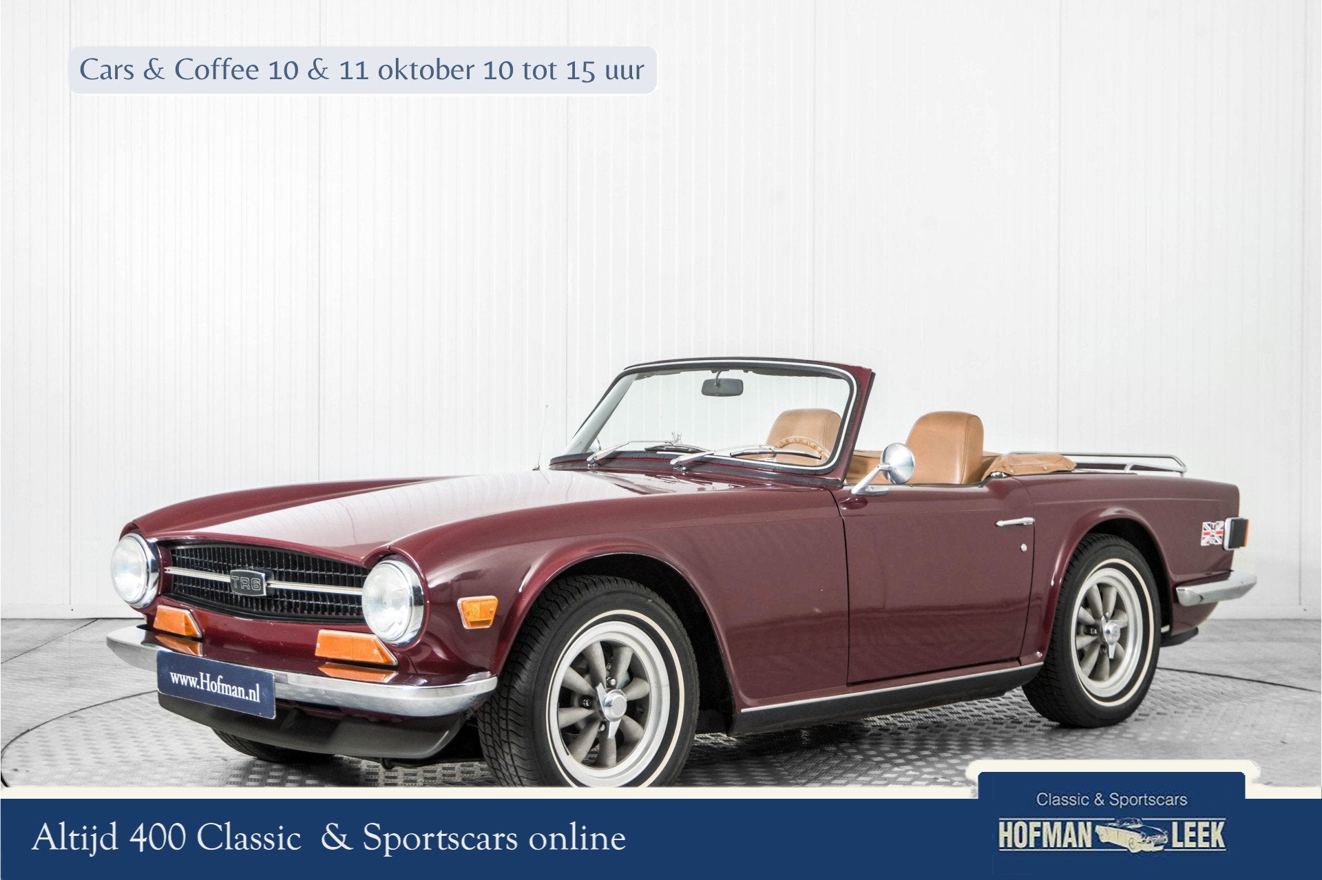 Triumph TR6 (bj 1969), Auto's, Gebruikt, Cabriolet, 2498 cc, 1092 kg