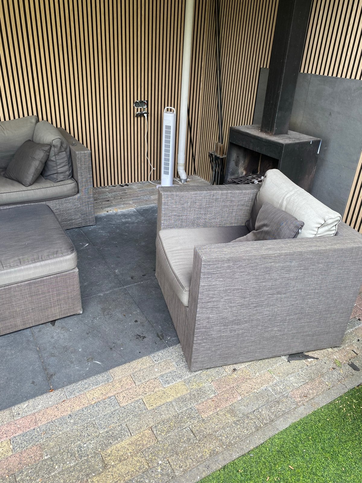 Complete zithoek voor buiten - Loungeset, Tuin en Terras, Ophalen, Gebruikt, Meer dan 8 zitplaatsen, Loungeset