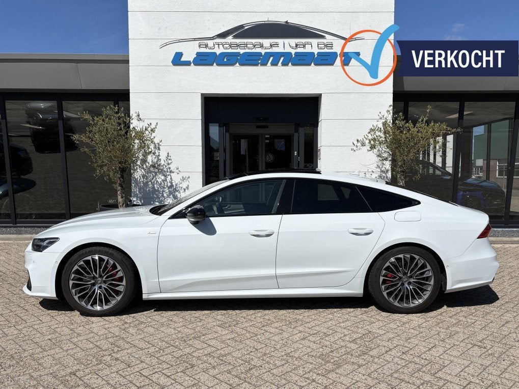 Audi A7 Sportback Sportback 55 TFSI-e Quattro | Competition, Auto's, Audi, Gebruikt, Euro 6, 4 cilinders, Leder
