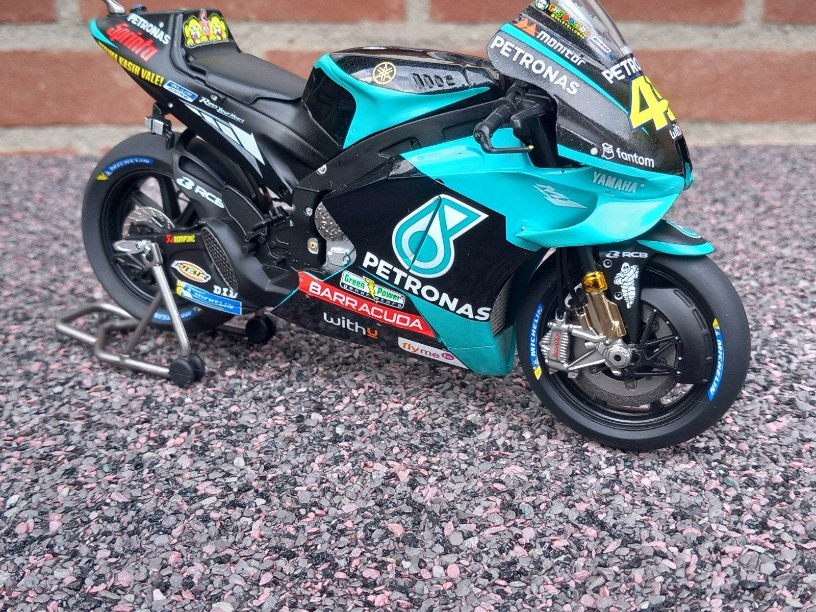 yamaha YZR-M1 Petronas #46 Valentino Rossi 2021 1/12 MotoGP, Ophalen of Verzenden, Nieuw, 1:9 t/m 1:12, Motor