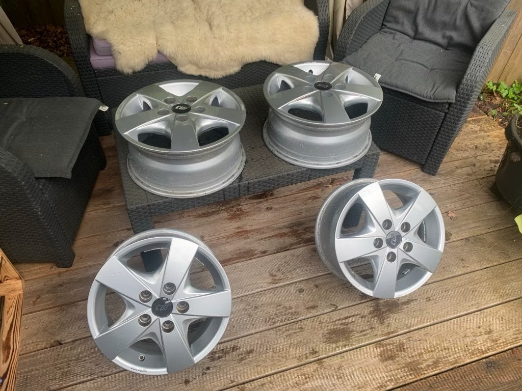 Fiat Ducato 15 inch aluvelgen  5x118, 15 inch, Velg(en), Ophalen of Verzenden, Zomerbanden