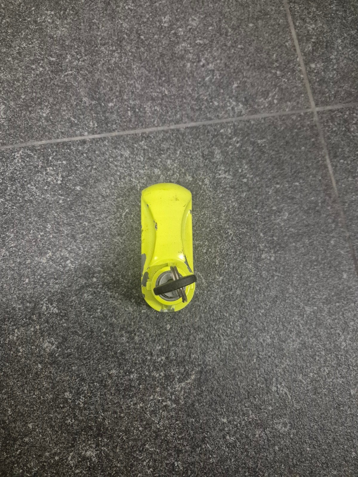 Remschijfslot met sleutel - Geel, Ophalen of Verzenden