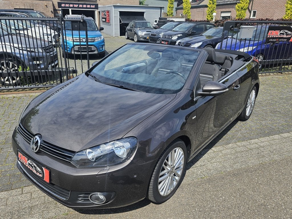 Volkswagen Golf Cabriolet 1.4 TSI CUP uitvoering CABRIOLET C, Auto's, Volkswagen, Voorwielaandrijving, Euro 5, Stof, Gebruikt