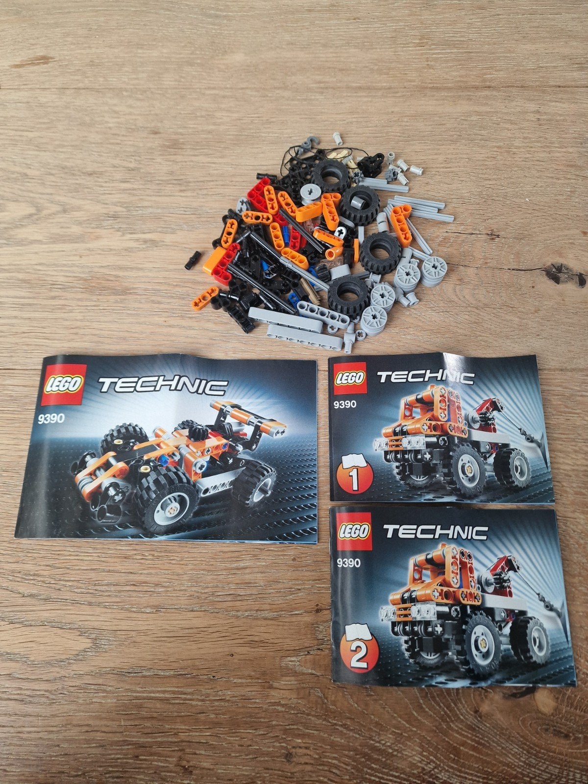 LEGO Technic 9390 Mini Sleepwagen - Compleet met boekje, Kinderen en Baby's, Lego, Inclusief instructies, Ophalen of Verzenden