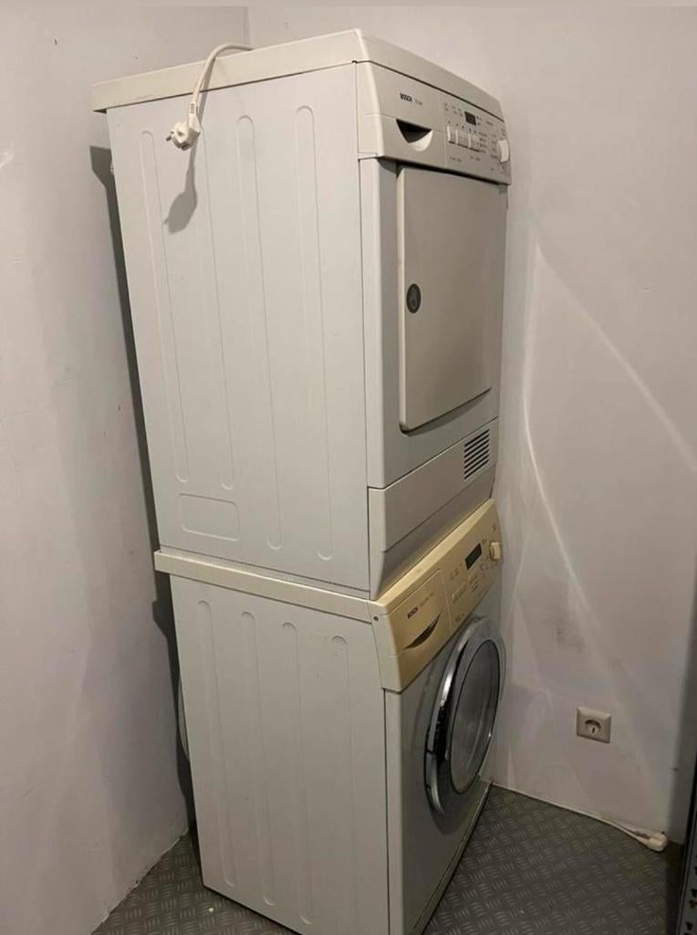 wasdroger bosch maxx wtl 6400 wasmachine bosch aquastar 1600, Ophalen of Verzenden, Gebruikt, Luchtafvoer, 85 tot 90 cm