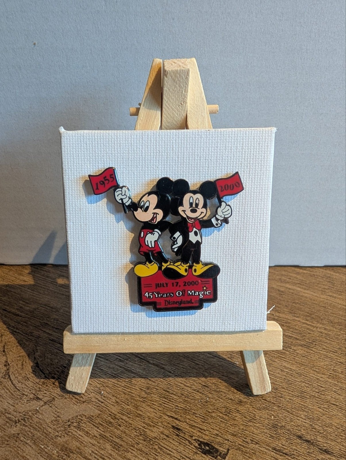 Disney Pin 45 Jaar Disneyland Mickey Mouse 1955-2000 LE10000, Ophalen of Verzenden, Mickey Mouse, Gebruikt, Overige typen