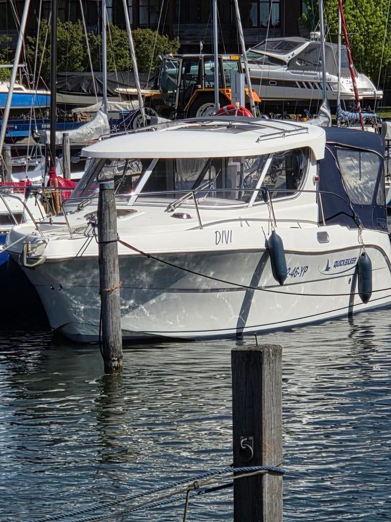 Quicksilver weekend 700, Watersport en Boten, Ophalen, Polyester, Diesel, 50 pk of meer