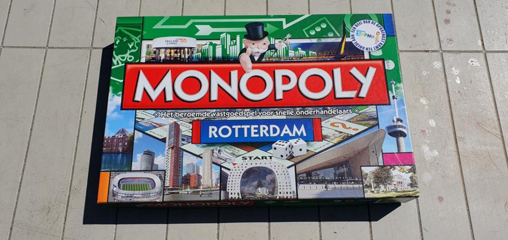 MONOPOLY spel  ROTTERDAM, Vijf spelers of meer, Ophalen of Verzenden, Zo goed als nieuw