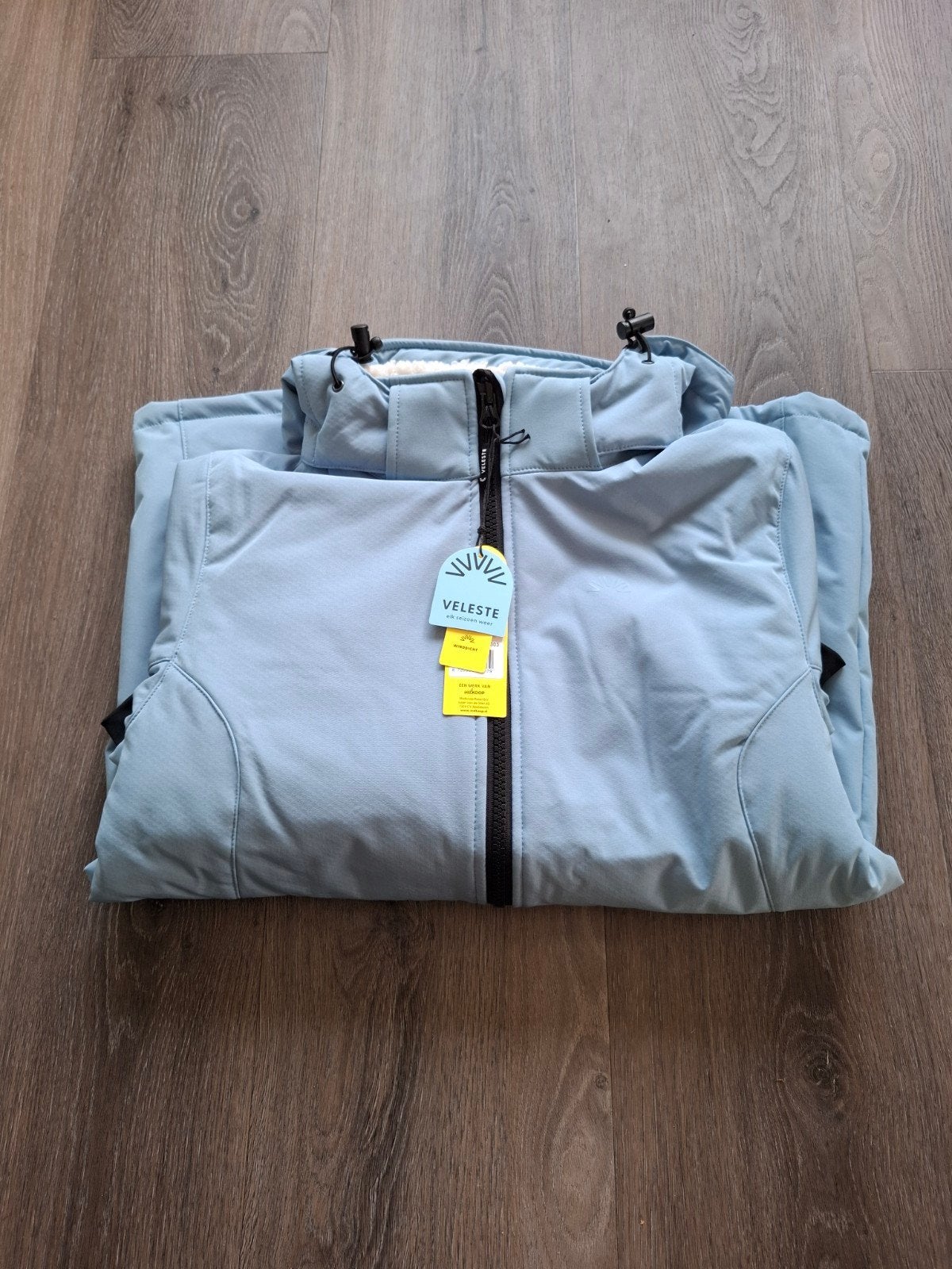 Veleste Softshell DS Teddy Jas - Maat 42 - Blauw - Nieuw, Blauw, Maat 42/44 (L), Nieuw, Ophalen of Verzenden