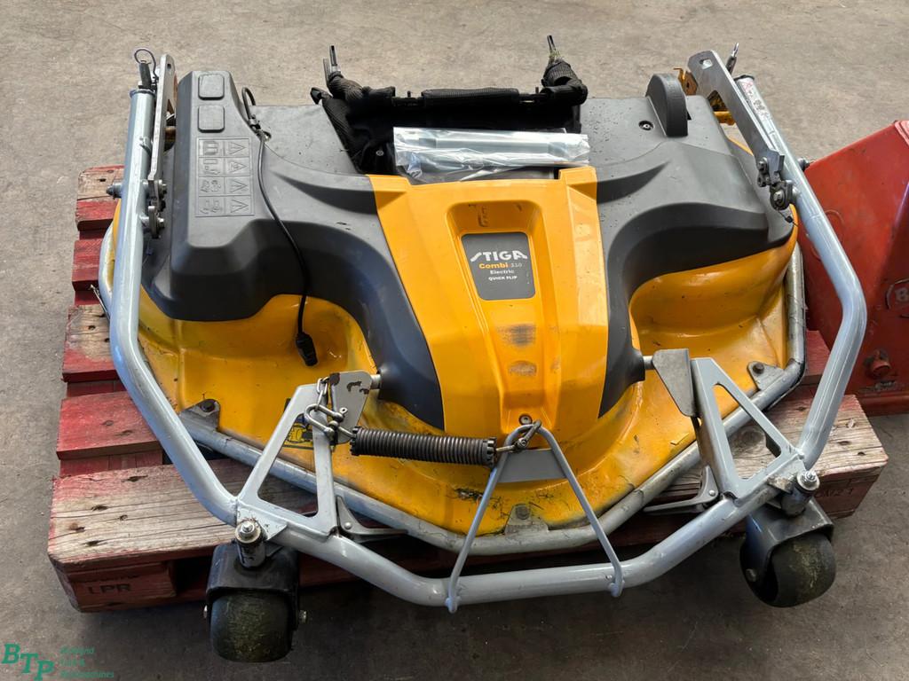 Stiga Park Maaidek 110cm pro dek el bediend compleet, Gebruikt, Stiga