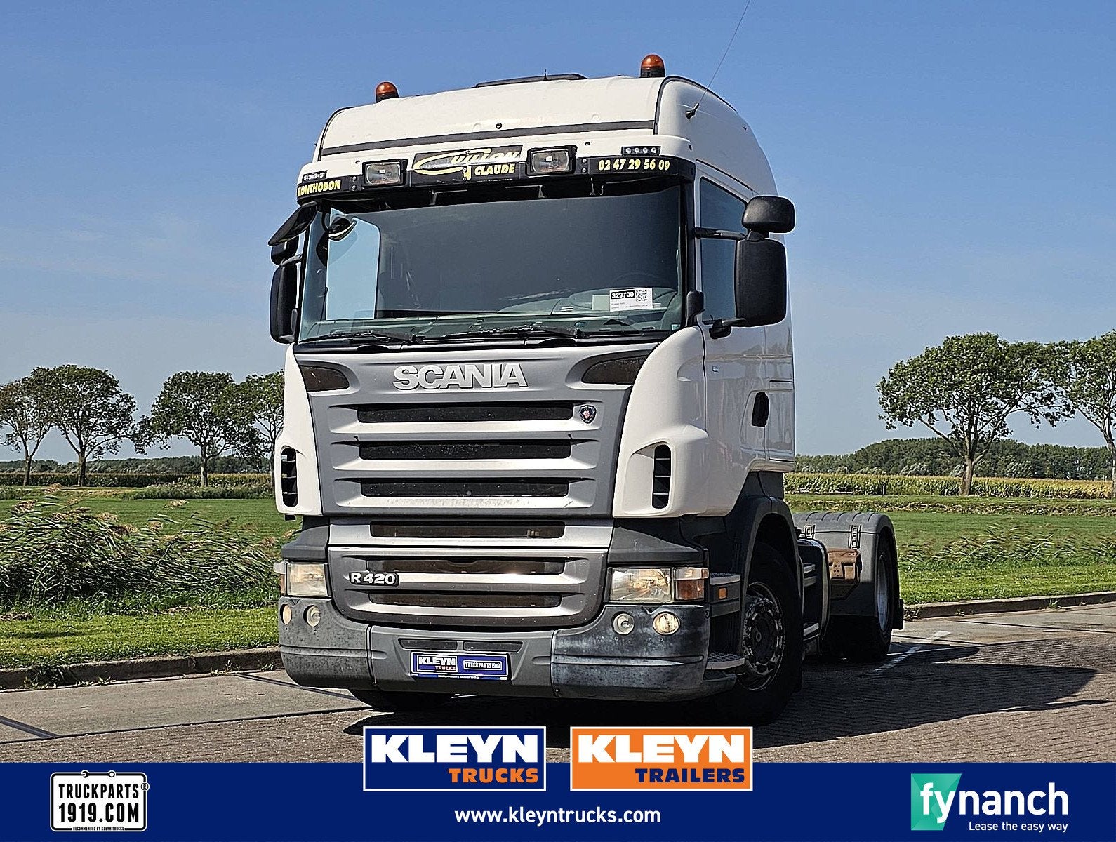 SCANIA R420 highline retarder, Auto's, Euro 5, Scania, Wit, Bedrijf
