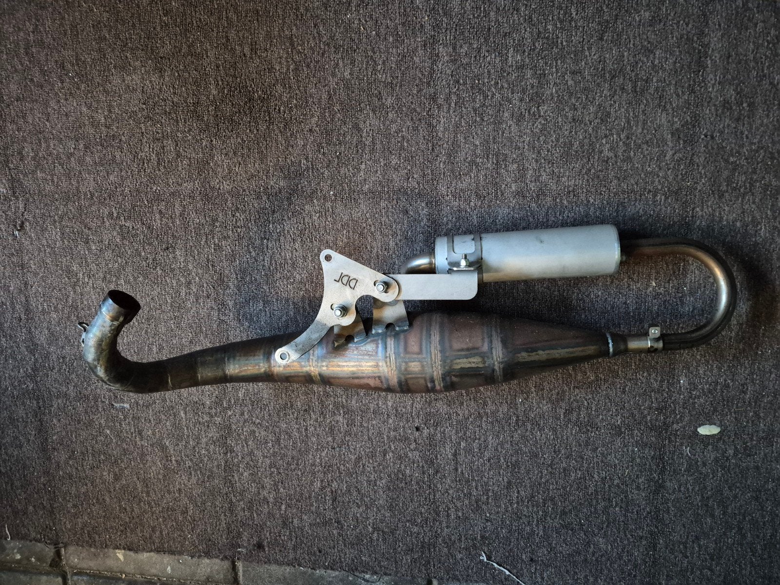 Vette uitlaat Gilera Runner, Fietsen en Brommers, Ophalen, Zo goed als nieuw
