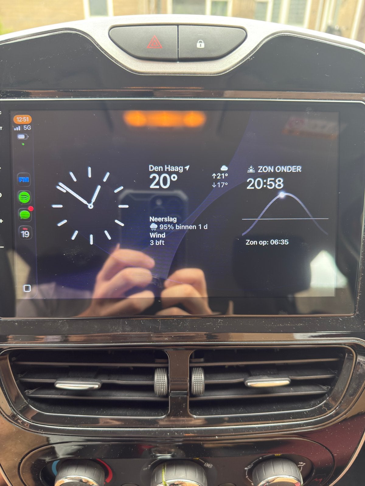Renault Clio Carplay Autoradio, Auto diversen, Autoradio's, Ophalen, Zo goed als nieuw