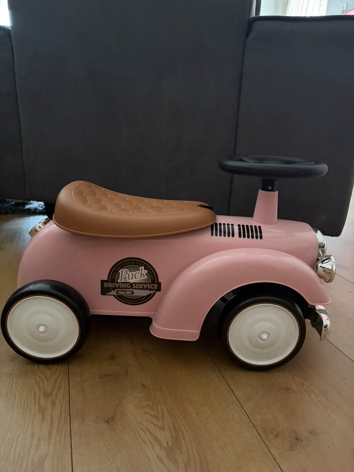 Eco toys roze loopauto, Ophalen, Zo goed als nieuw