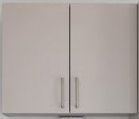 Schuller Nova dubbele keukenkast zandgrijs (K210), Ophalen, Overige kleuren, 50 tot 100 cm, Zo goed als nieuw