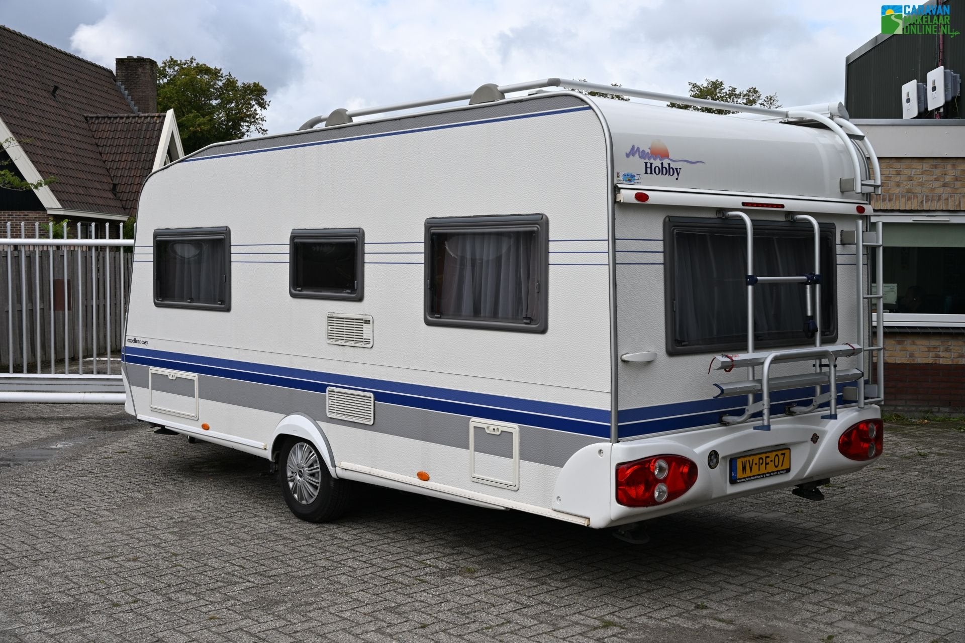 Hobby Excellent Easy 495 UFe Mover Airco, Caravans en Kamperen, Kachel, Rondzit, Hobby, Bedrijf