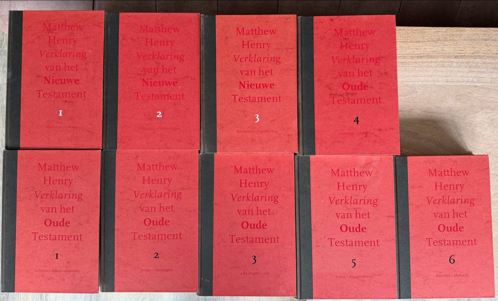 Matthew Henry Bijbelverklaring - Complete Serie (9 delen), Ophalen of Verzenden, Gelezen, Christendom | Protestants