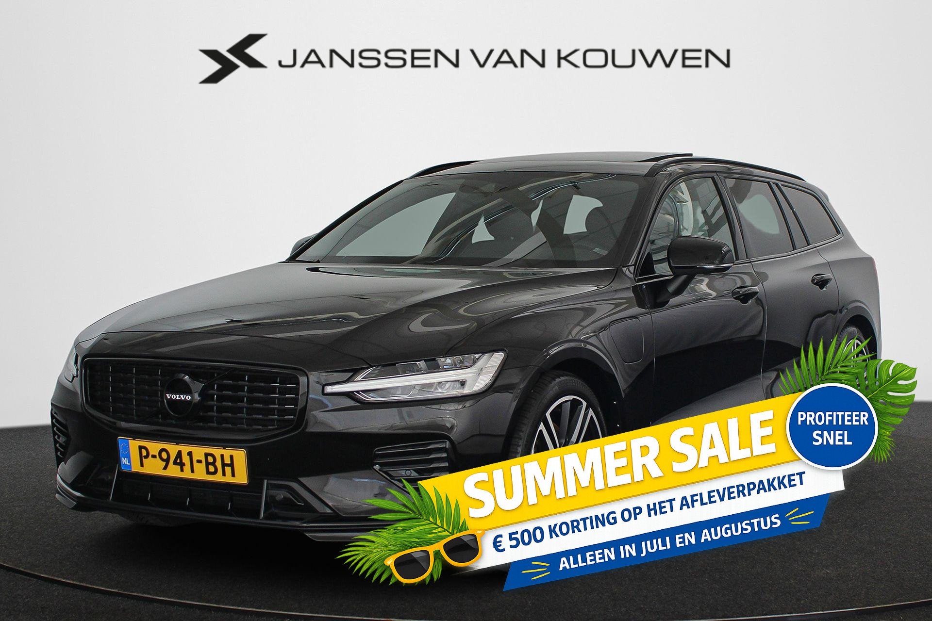 Volvo V60 2.0 T6 Recharge AWD R-Design Panoramadak 19" Achte