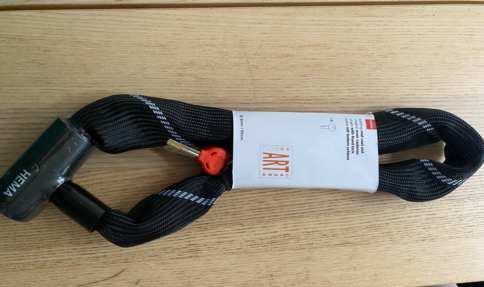 Kettingslot Hema, Ophalen of Verzenden, Zo goed als nieuw, Kettingslot