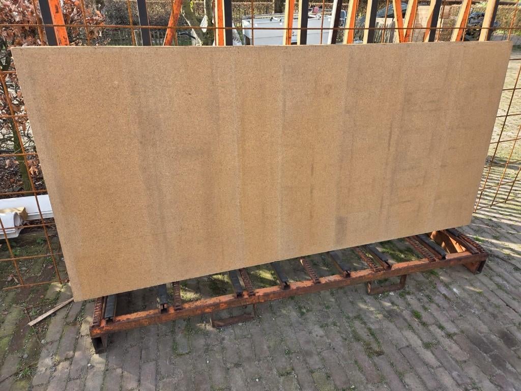 4 spaanplaat platen, Doe-het-zelf en Verbouw, Platen en Panelen, Ophalen, Gebruikt, Hout, Minder dan 20 mm