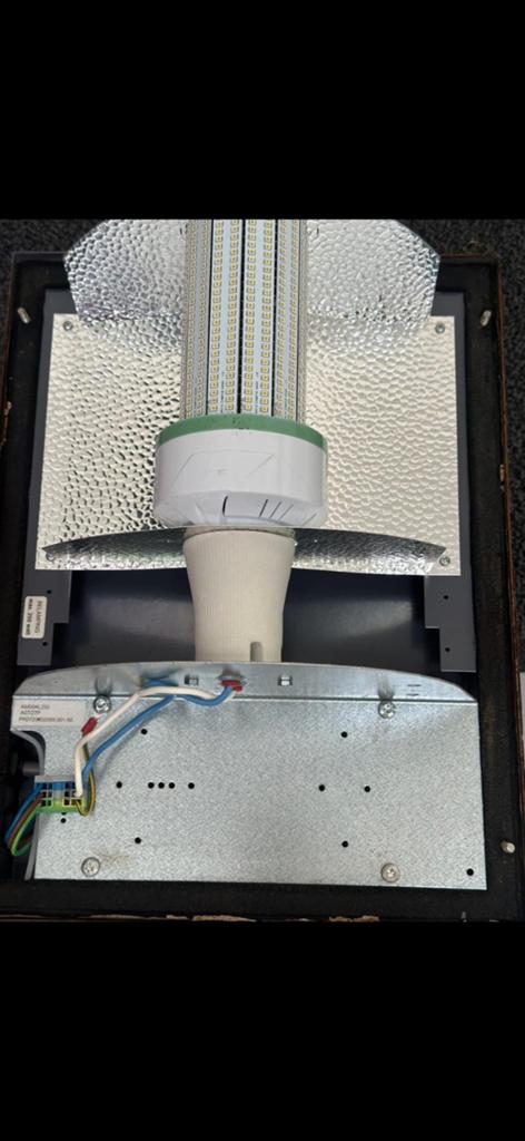 Agrilight LEDlampen, Ophalen, Gebruikt