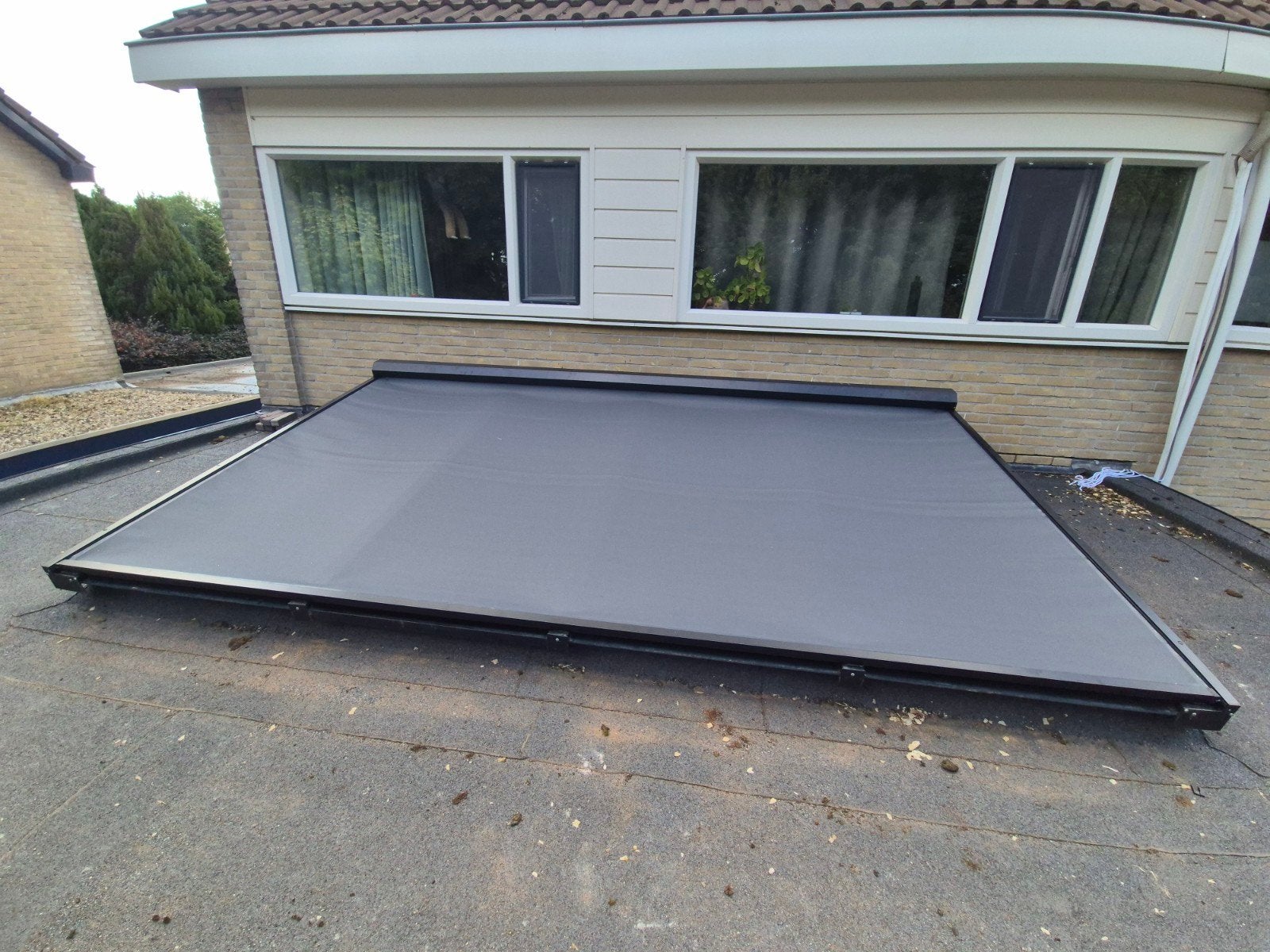 Zonwering Fabriek Ritsscreen - Nieuwstaat, Ophalen, 150 tot 300 cm, 250 cm tot 450 cm, Screen
