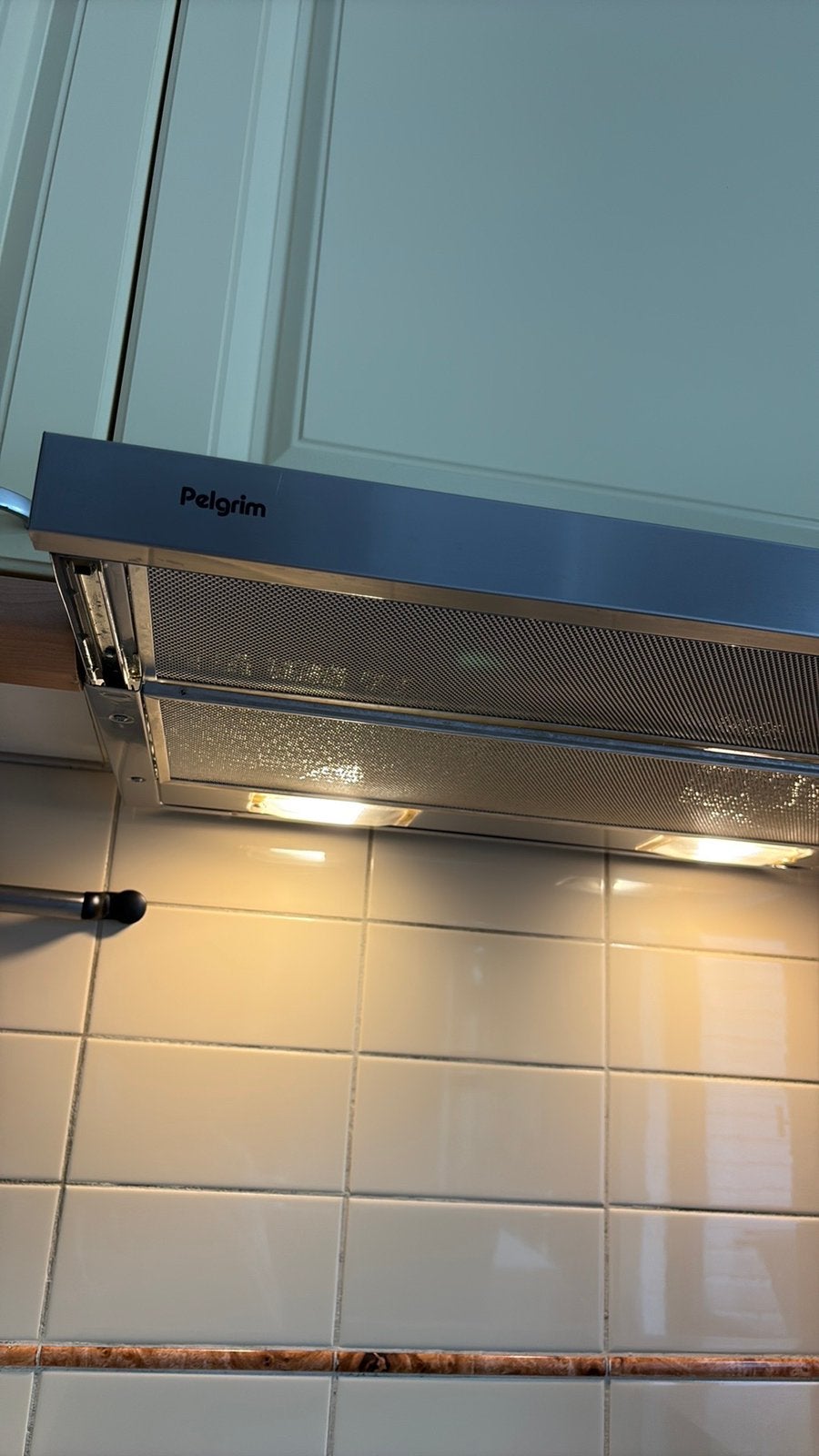 Te koop afzuigkap, Ophalen, Zo goed als nieuw, Inbouw, Onderbouw afzuigkap