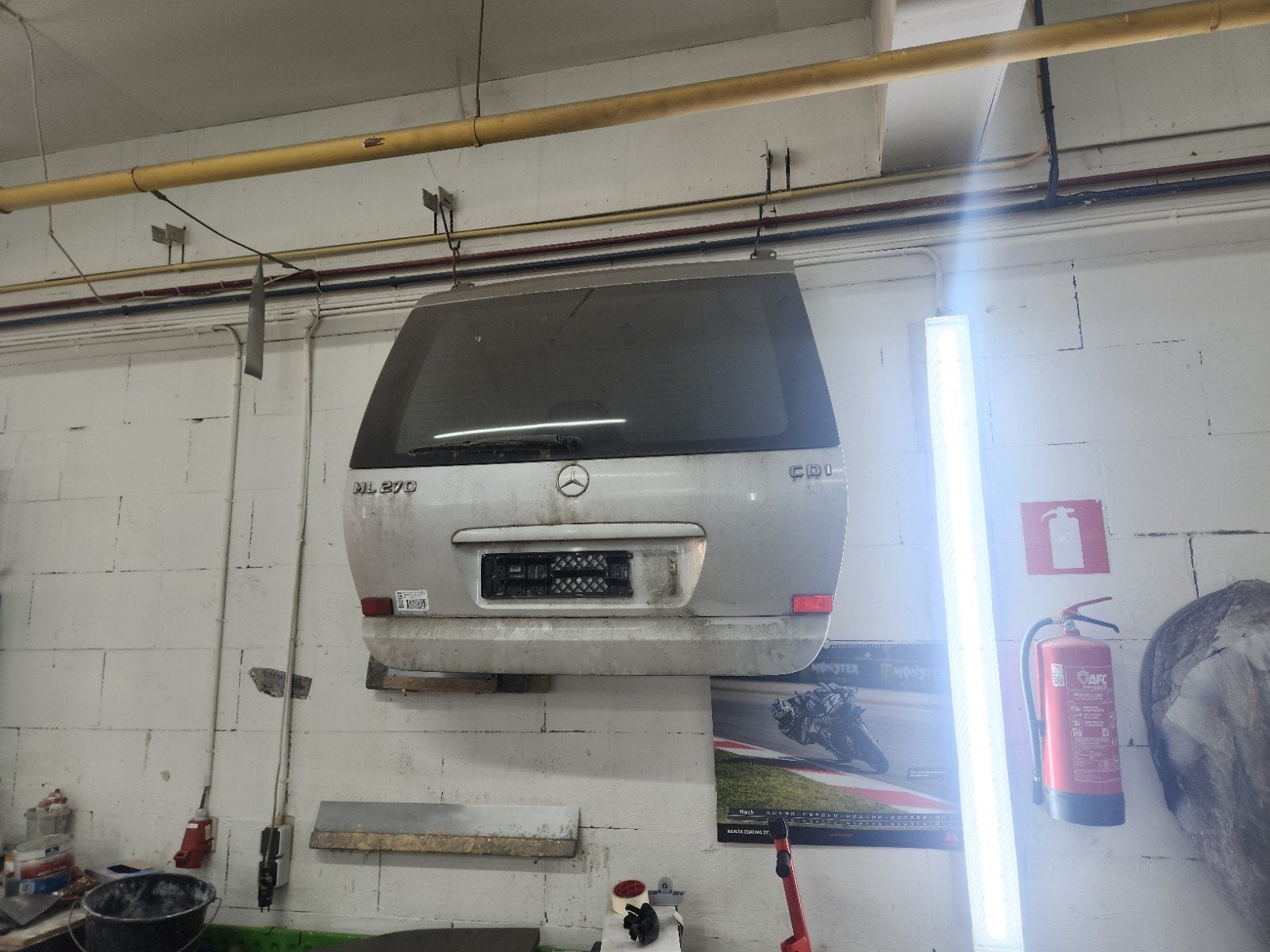 mercedes ml achterklep. en reservewiel, Auto-onderdelen, Ophalen, Gebruikt, Achterklep, Mercedes-Benz