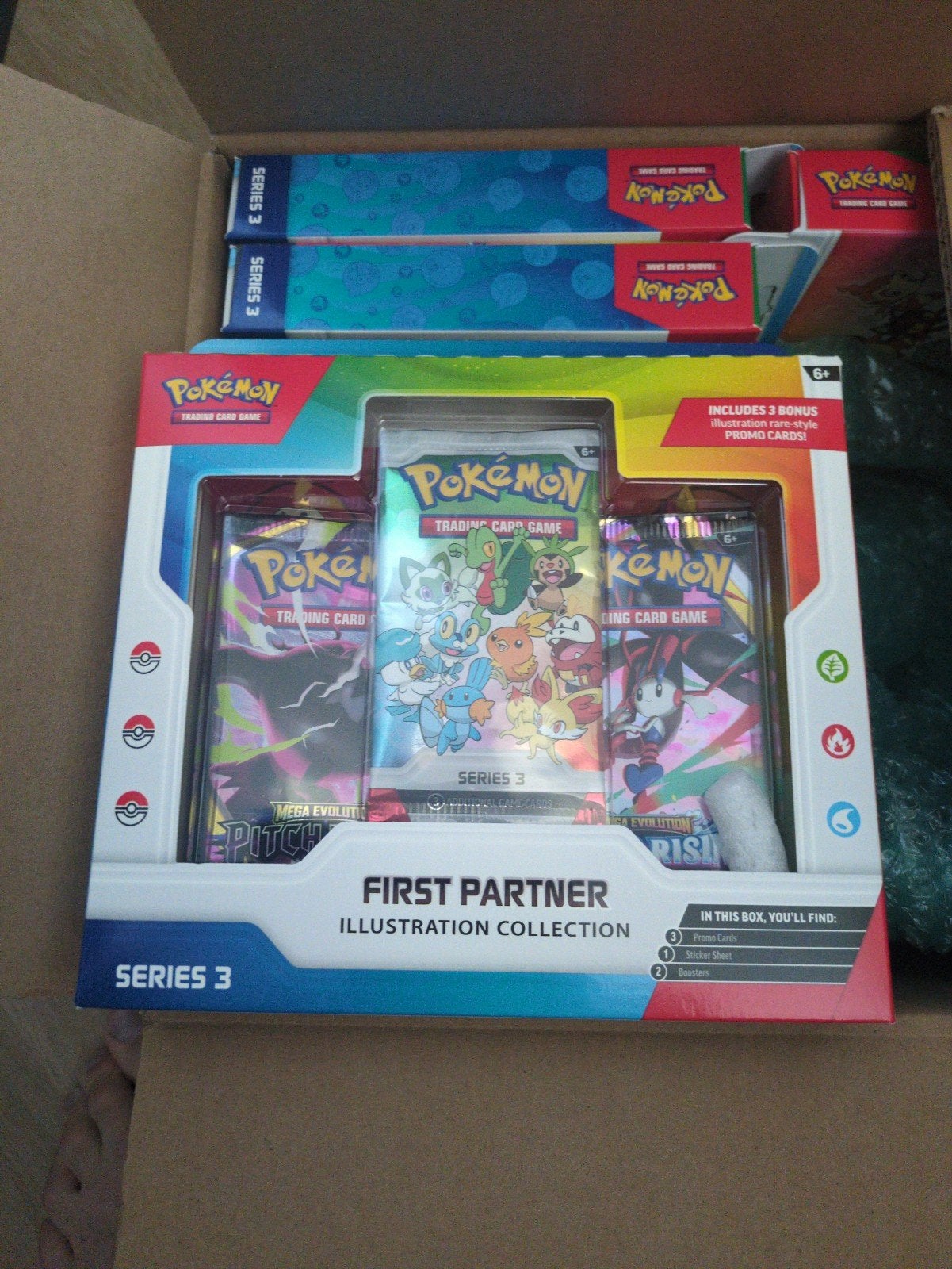 Aangeboden Pokemon first partner series 3, ruilen v, Ophalen of Verzenden, Nieuw, Overige typen