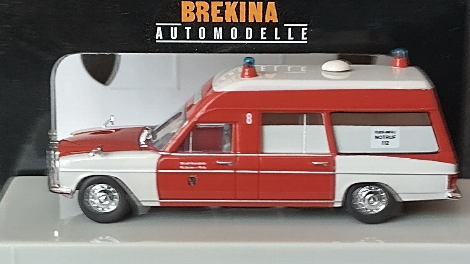 Mercedes Benz /8 ambulance Feuerwehr Mulheim Brekina Pol, Auto, Nieuw, Ophalen of Verzenden, .