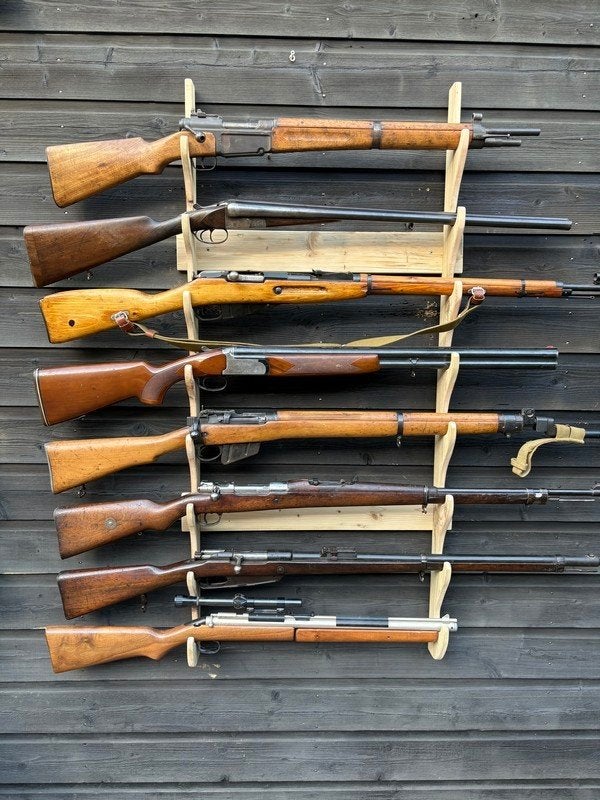 Wand rek T.B.V Geweer, Zwartkruit, Airsoft, Jacht, hengel, Ophalen of Verzenden, Overige soorten, Nederland, Kunstobject