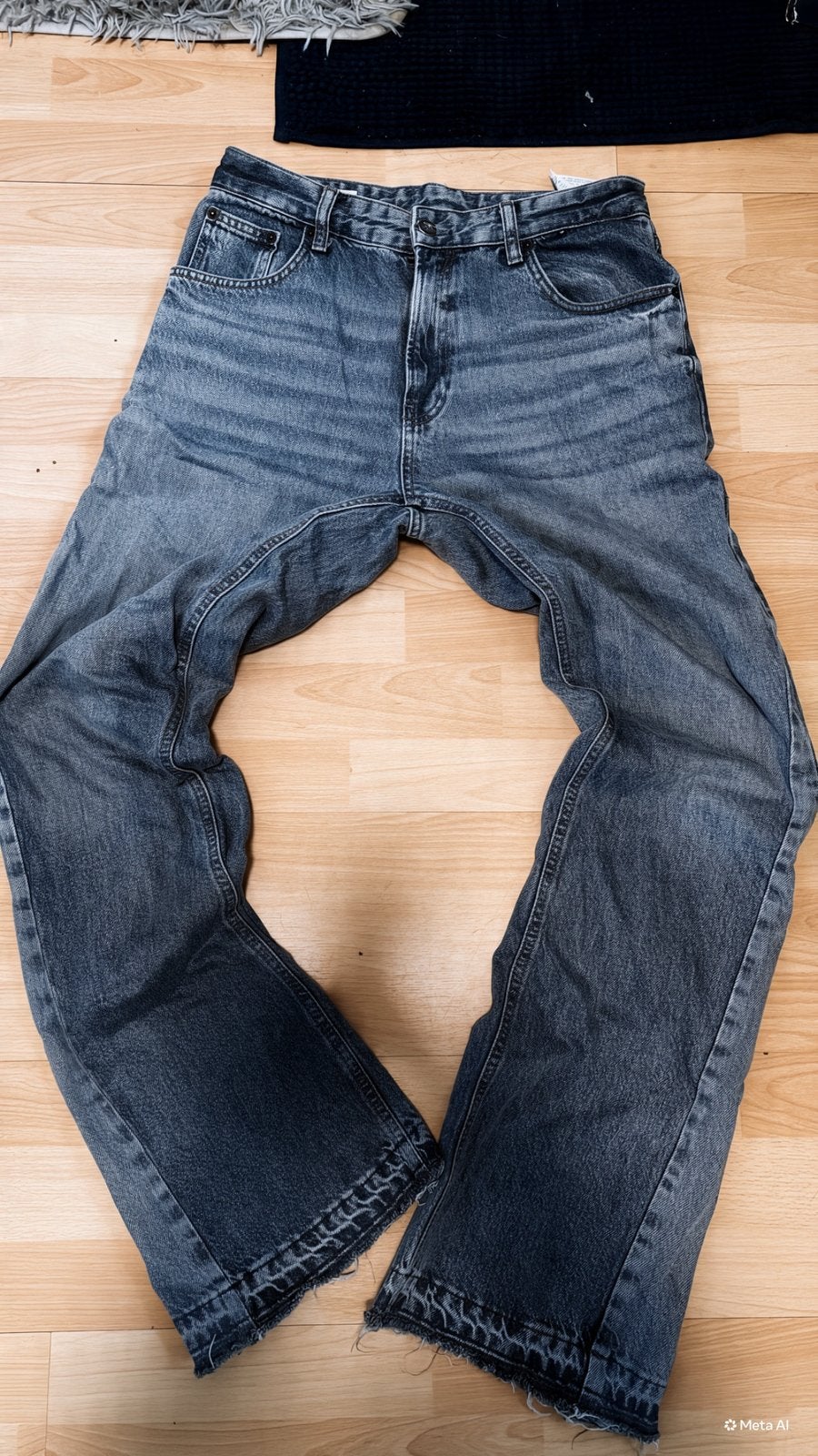 Flared Zara broek Maat 38, Ophalen of Verzenden, Zo goed als nieuw, Blauw, W36 - W38 (confectie 52/54)