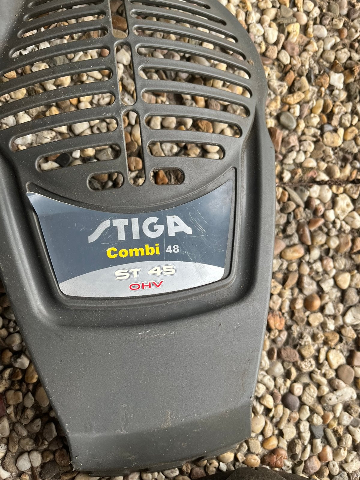 Stiga verschillende onderdelen., Ophalen, Gebruikt, Benzine-grasmaaier, Opvangzak