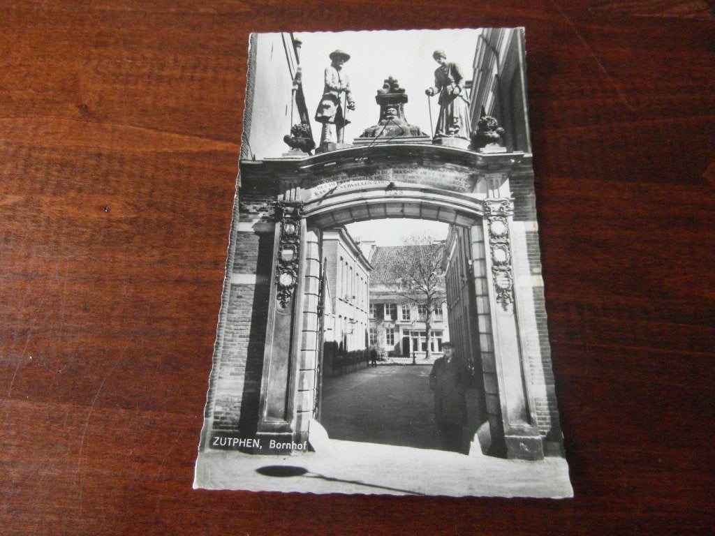 Y69 - Zutphen - Bornhof - Mooie oude kaart, Ophalen of Verzenden, 1960 tot 1980, Gelderland