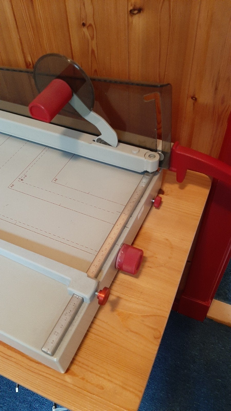 Professionele papiersnijder, papier snijder., Ophalen, Gebruikt, Overige typen