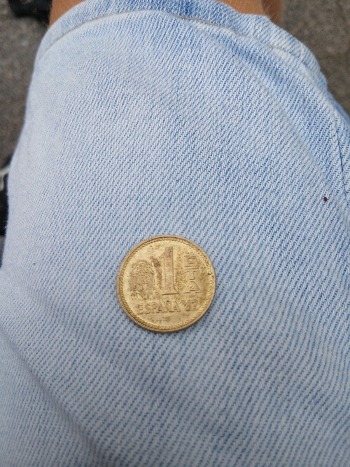 Spaanse 1 Peseta munt uit 1980, Ophalen, Overige landen, Losse munt