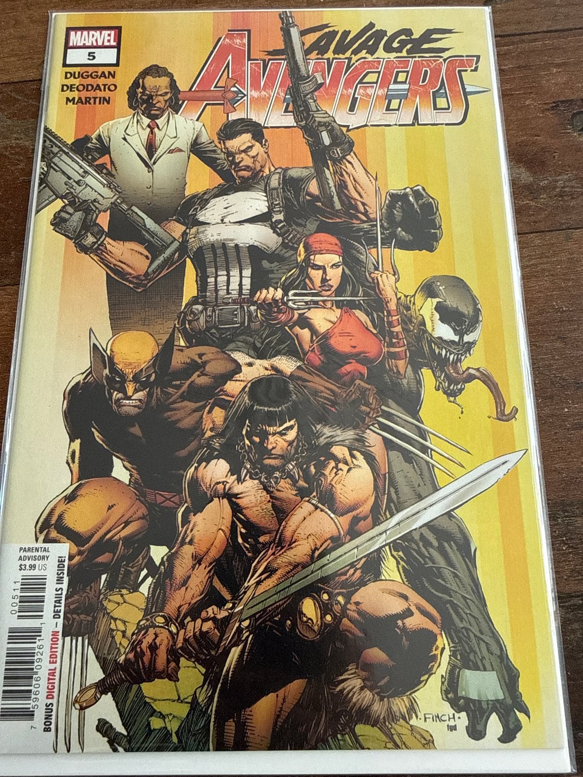 Savage Avengers #5 Marvel Comic - Duggan Deodato Martin, Eén comic, Ophalen of Verzenden, Nieuw, Amerika