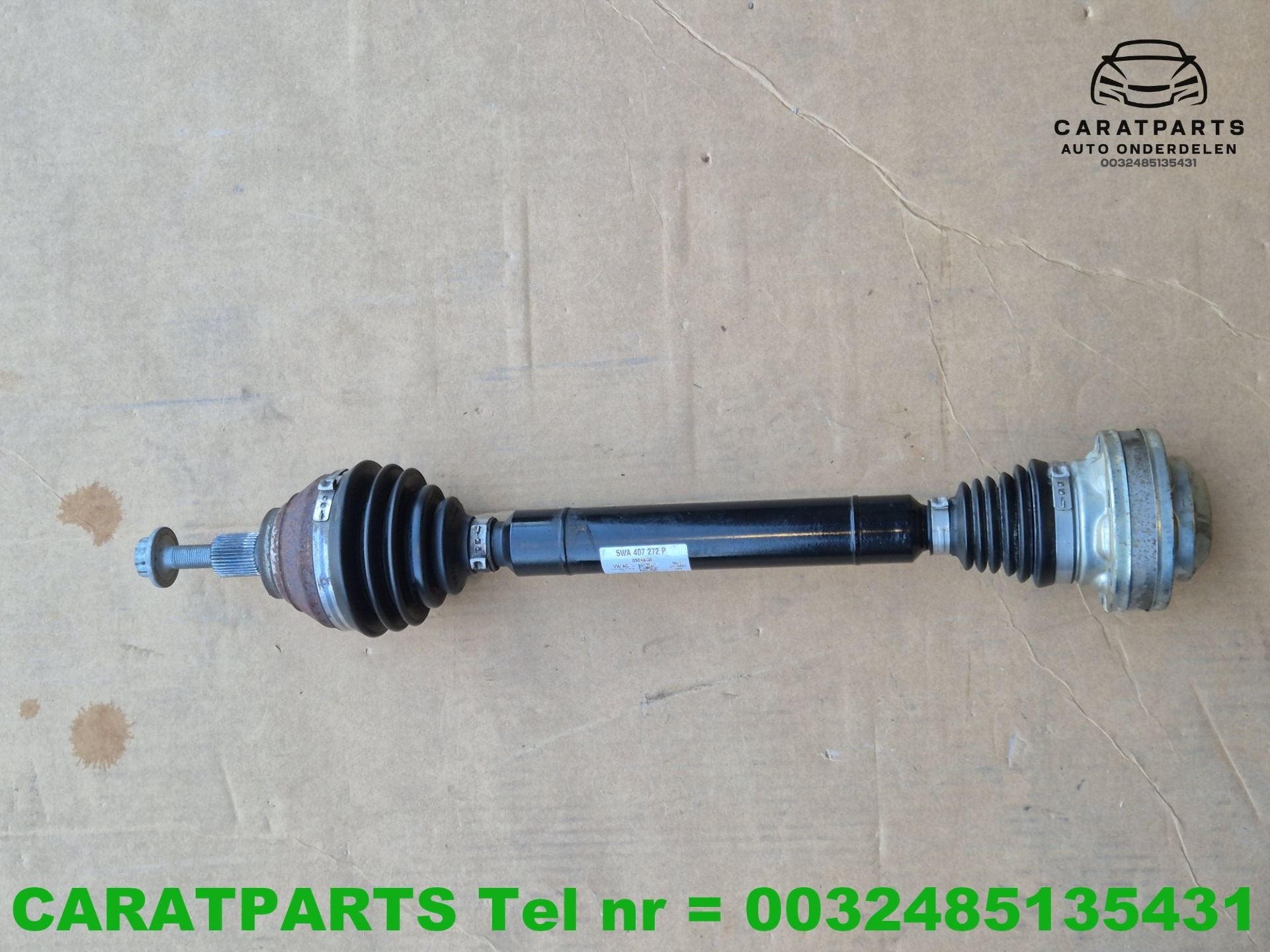 5WA407272P Cupra Formentor aandrijfas Formentor cardan, Auto-onderdelen, Gebruikt, Autovia A-2, Km 585 585
08760  Martorell, ES