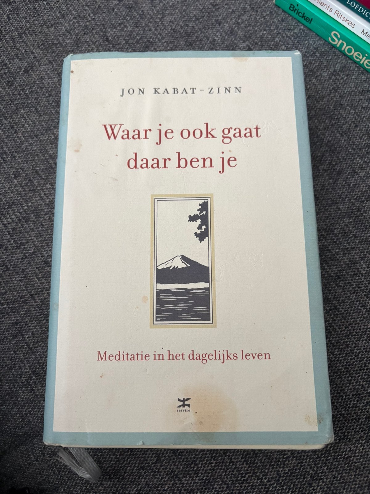 Waar je ook gaat, daar ben je – Jon Kabat-Zinn (Servire), Boeken, Ophalen of Verzenden, Zo goed als nieuw, Jon Kabat-Zinn