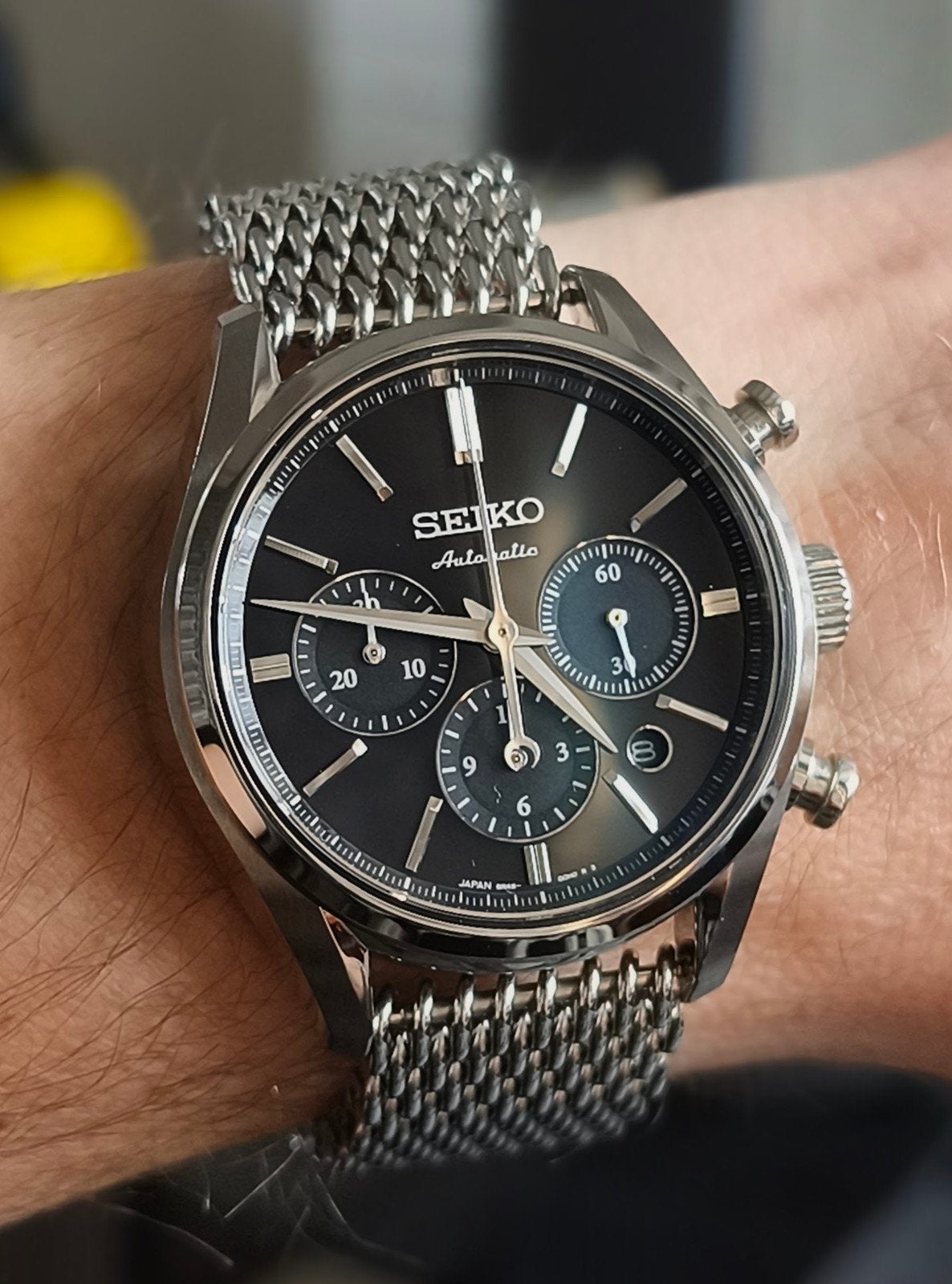 Seiko Presage SARK007 (JDM)  bijna full set, even lezen!, Ophalen of Verzenden, Zo goed als nieuw, Staal, Seiko