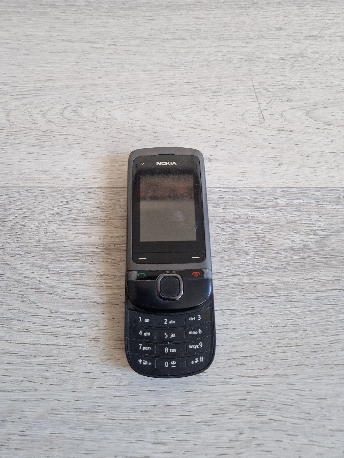 Zeldzame Nokia C2 slide zwart in goede staat, Telecommunicatie, Mobiele telefoons | Nokia, Ophalen of Verzenden, Zwart