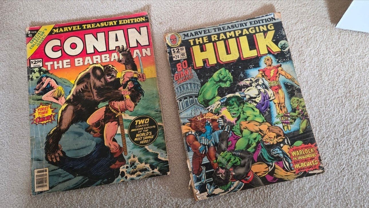 Marvel Treasury Edition: Conan & Hulk Comics (1978), Amerika, Meerdere comics, Roy Thomas, Stan Lee, Ophalen