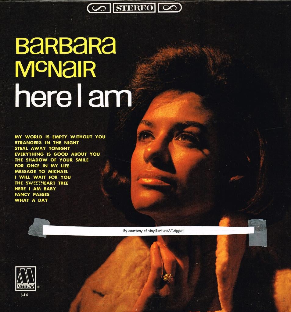 SOUL>Barbara McNair:"Here I Am" op US Motown 644 uit 1966, Ophalen of Verzenden, 12 inch