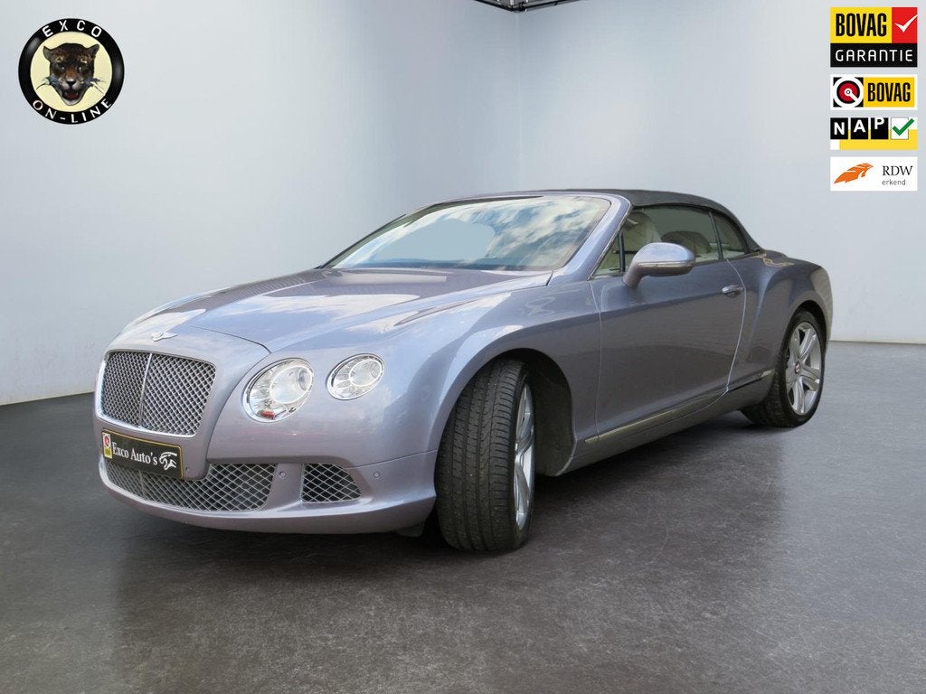 Bentley Continental GTC 6.0 W12, Auto's, Bentley, Automaat, Euro 5, Gebruikt, Continental GTC
