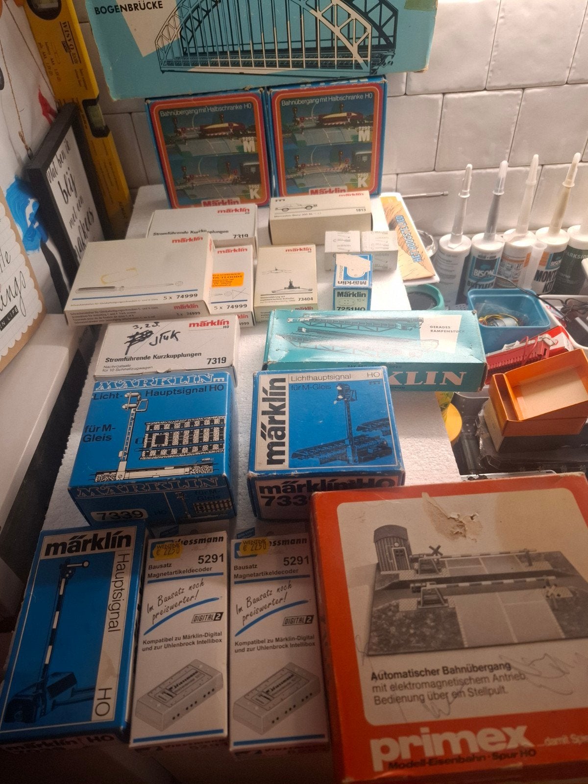 marklin lege dozen div soorten, Wisselstroom, Gebruikt, Overige typen, Ophalen of Verzenden