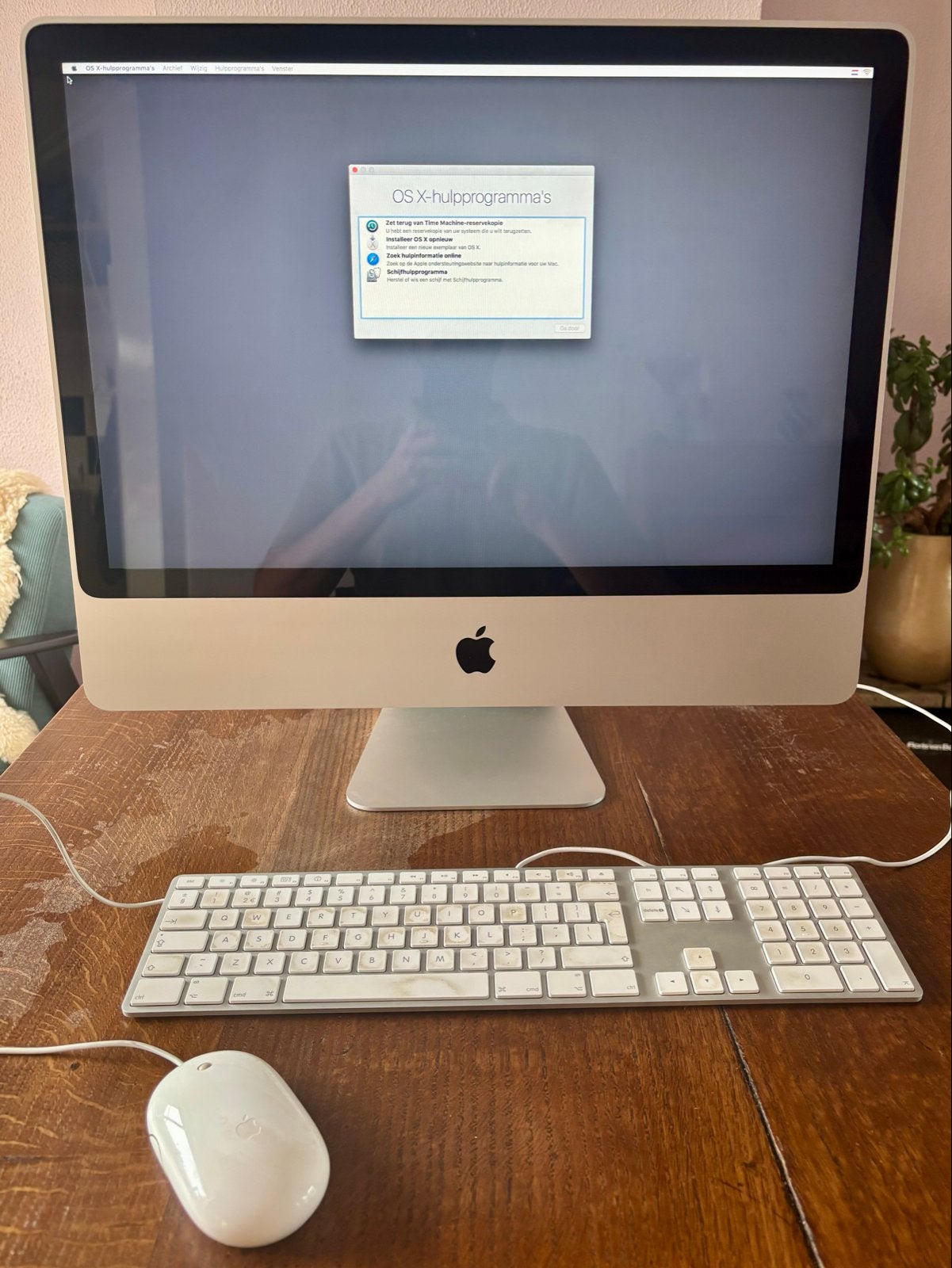 Apple iMac 24” A1225 | Werkt goed | Zeer nette staat, Computers en Software, Apple Desktops, Gebruikt, iMac, HDD, 2 tot 3 Ghz